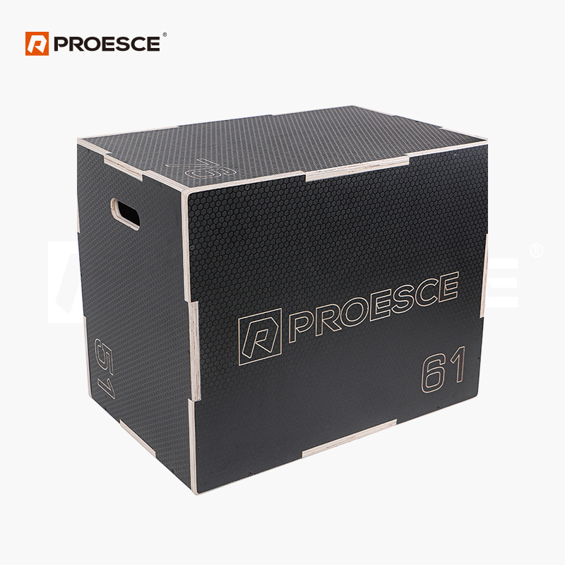 Wooden Plyo Box | 3-in-1 Adjustable Plyometric Jump Box PROESCE LKC-830