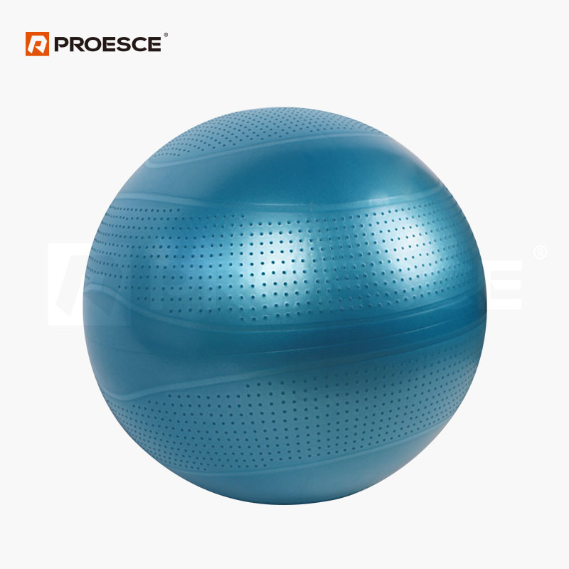 Burst‑resistant PVC gym ball For Blue Color PROESCE LGB-1576B