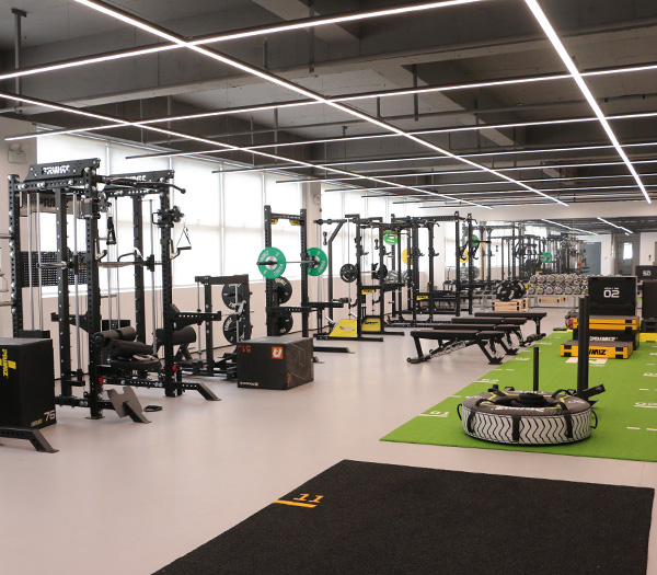 Proesce fitness equipment Self developed and designed products showroom