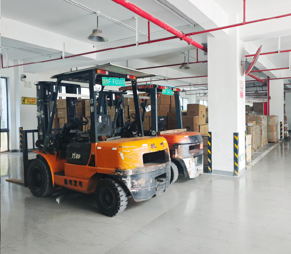 Proesce fitness equipment warehouse organized facilities
