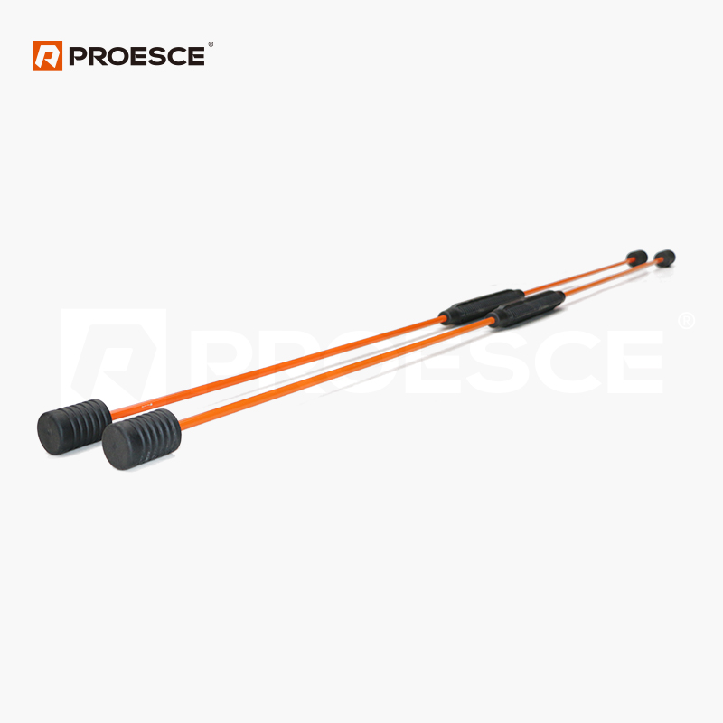 Fitness Flex Bar With Tough Glass Fiber Shaft Generates High Frequency Vibration LBT-1253