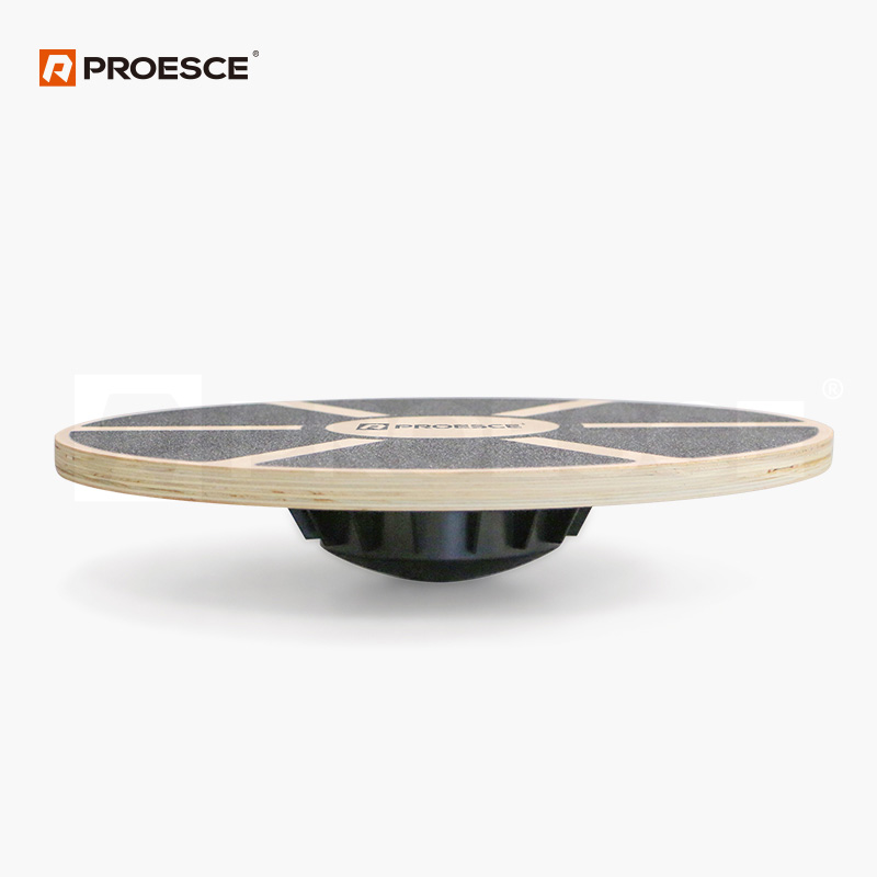 wood balance board side view of the proesce lbb-1006