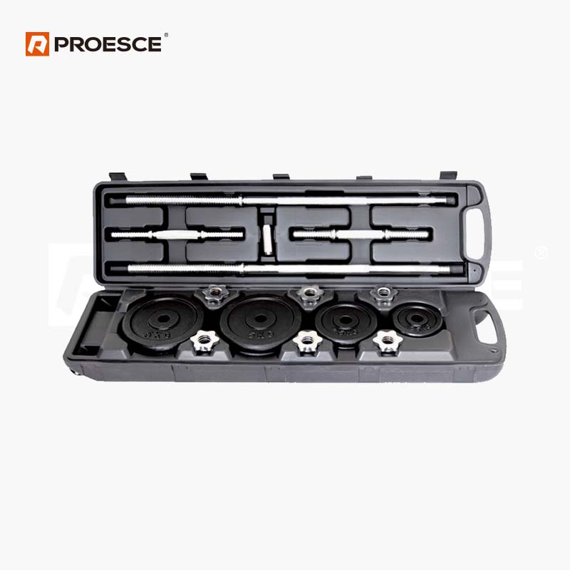 2-in-1 Barbell & Dumbbell Set | 50KG Home Gym Weight Set PROESCE LDBS‑217