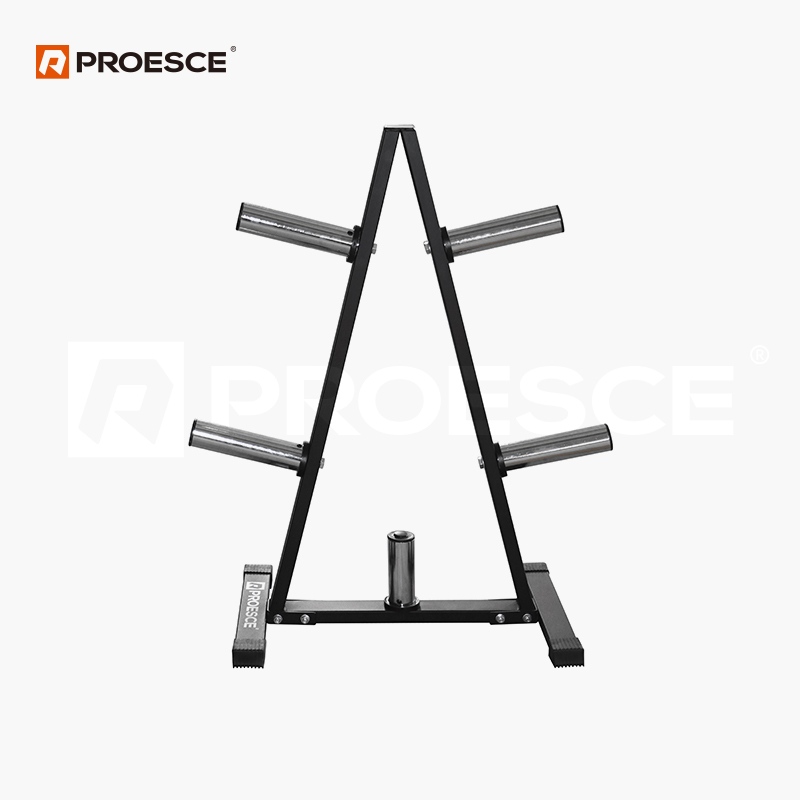 A-Frame Olympic Weight Plate Storage Rack | LRK-101 Vertical Gym Plate Organizer