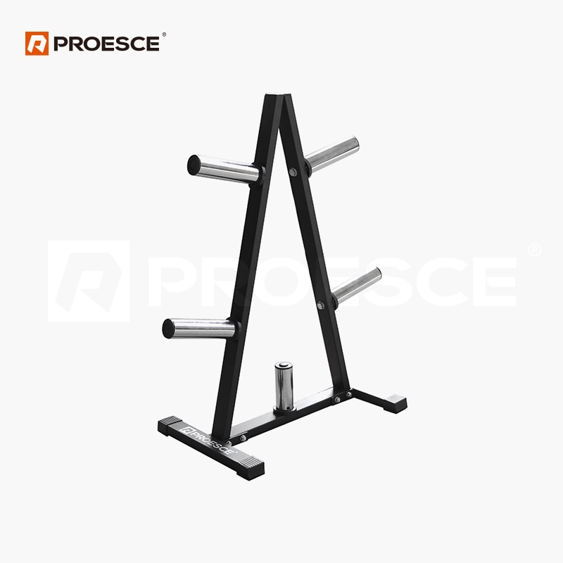 A-Frame Olympic Weight Plate Storage Rack | LRK-101 Vertical Gym Plate Organizer