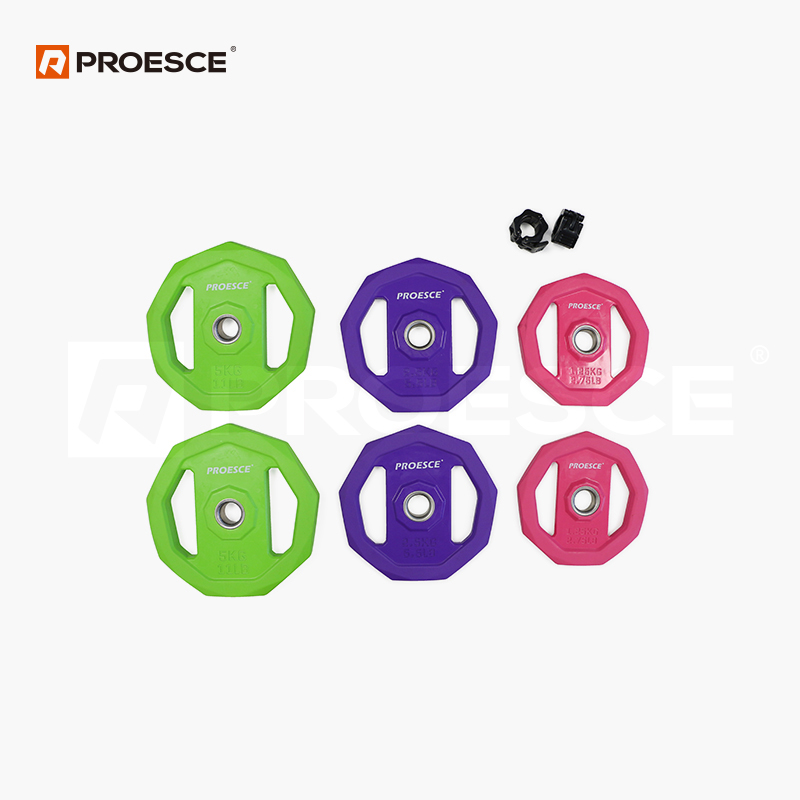 Adjustable Rubber Pump Barbell Set | PROESCE Group Fitness Barbell Kit LDBS‑307