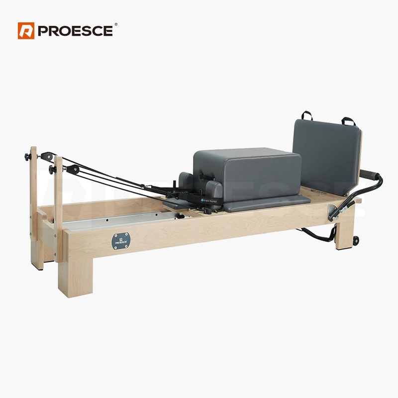 Hard‑Maple Pilates Reformer | PROESCE Professional Studio Pilates Training Machine LPT‑3001