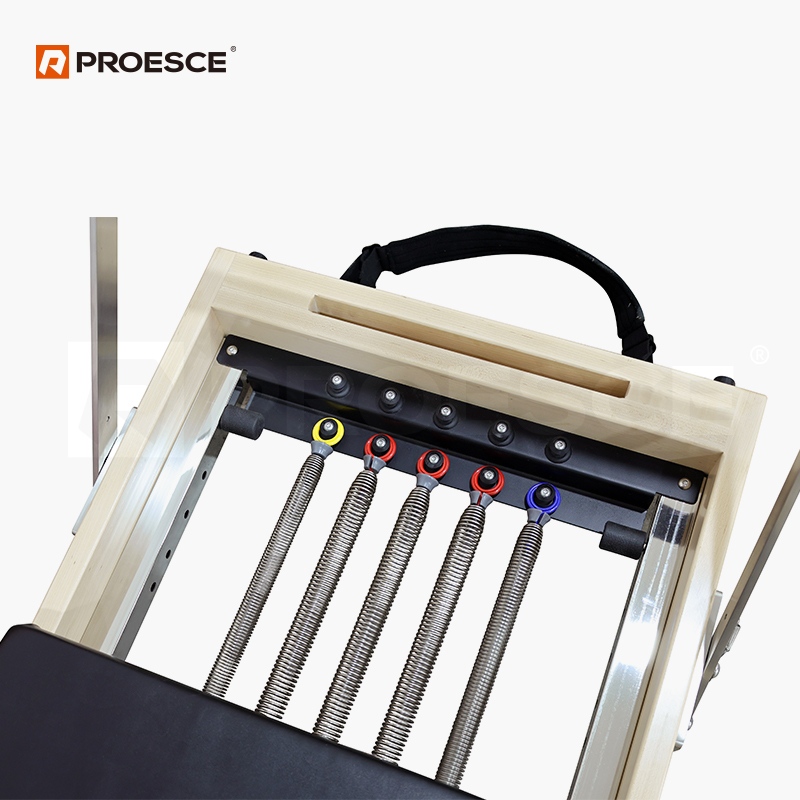 Hard‑Maple Pilates Reformer | PROESCE Professional Studio Pilates Training Machine LPT‑3001