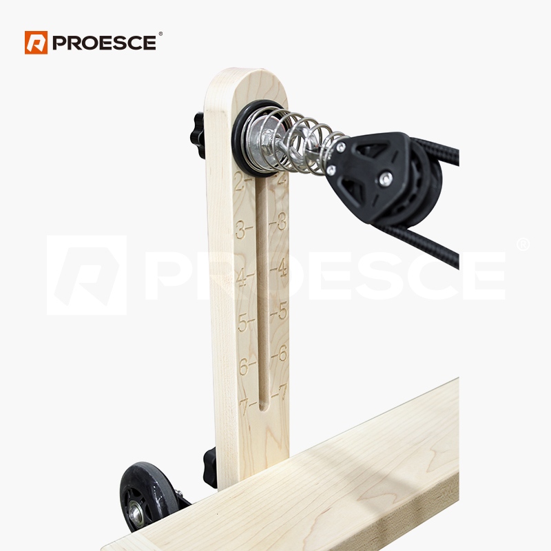 Hard‑Maple Pilates Reformer | PROESCE Professional Studio Pilates Training Machine LPT‑3001