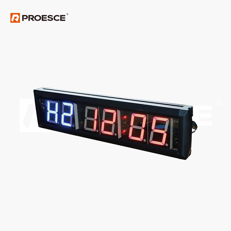 LED Gym Timer | Wall Mount Interval Fitness Clock PROESCE LKC-2009