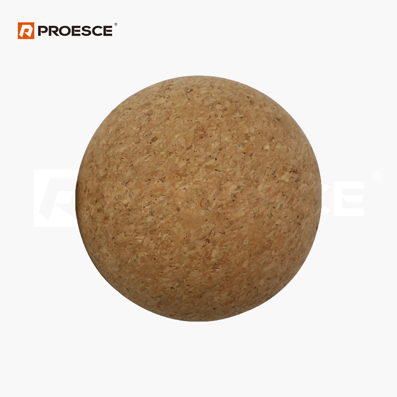 Natural Cork Massage Balls | Peanut & Round Fascia Release Balls PROESCE LMI‑1058