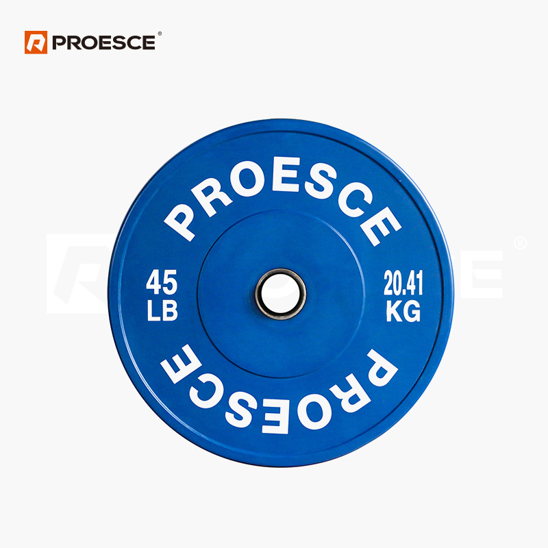 Olympic Rubber Bumper Plates | Color Coded & Black Options PROESCE LKPL-115