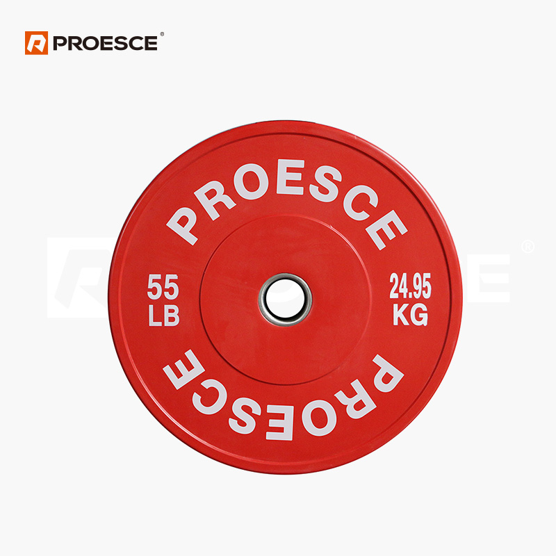 Olympic Rubber Bumper Plates | Color Coded & Black Options PROESCE LKPL-115