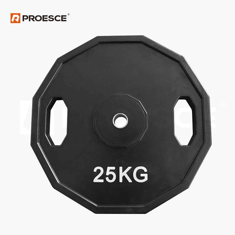 Polygonal Rubber Grip Weight Plates PROESCE LKPL‑123