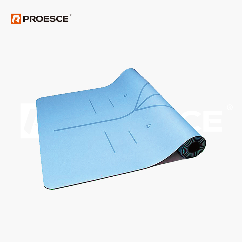PU Natural Rubber Yoga Mat | Professional Non-Slip Yoga Mat PROESCE LKEM-3005