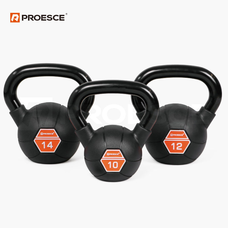PVC Coated Kettlebell | Cast Iron Core Kettle Bell PROESCE LKDB‑659