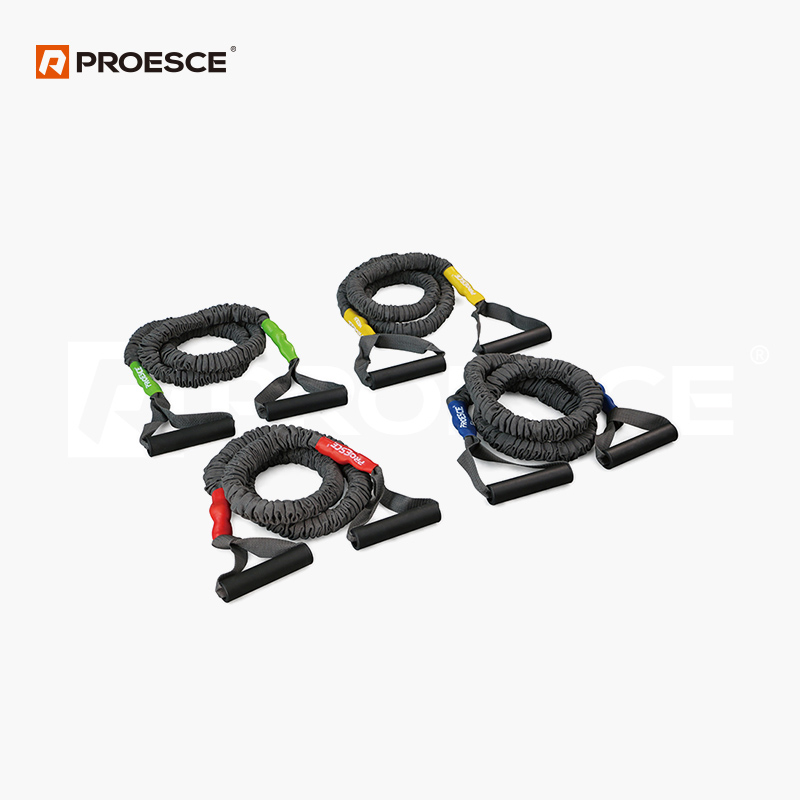 Resistance Tube with Handles | Latex Exercise Expander PROESCE LEP-6367