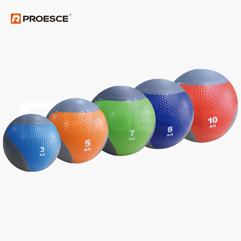 Rubber Medicine Ball | Solid Weighted Slam Ball PROESCE LMB-8017