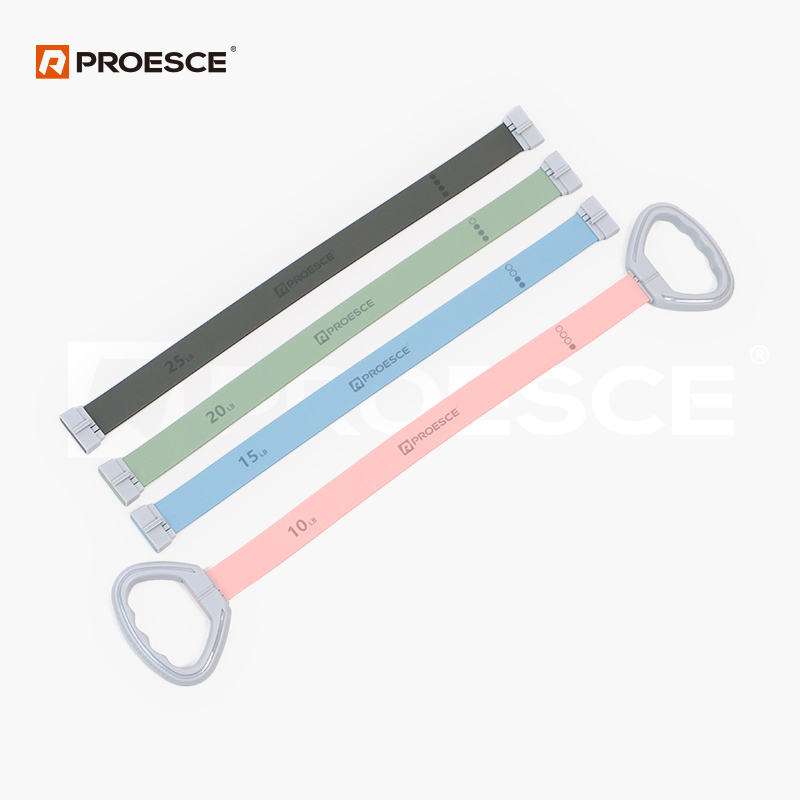 Silicone Resistance Band Set | Workout Tubes for Strength & Rehab PROESCE LEP‑6624