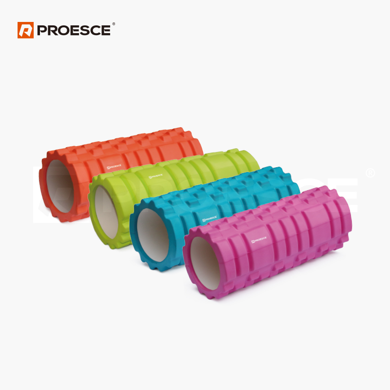 Textured Foam Roller | Hollow EVA Deep Tissue Massage Roller PROESCE LKEM-3024