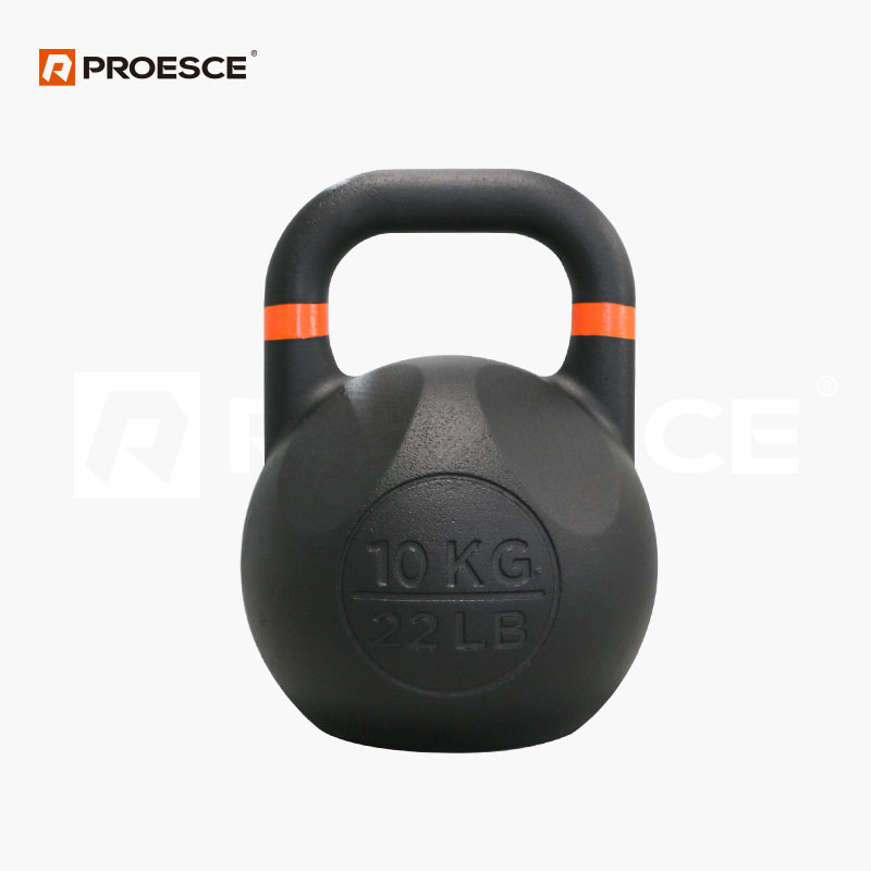 Competition Kettlebell | Powder Coated Solid Iron Kettlebell PROESCE LKDB-655