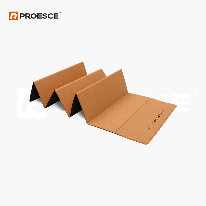 Foldable Cork Yoga Mat | Natural POE Yoga Mat PROESCE LKEM-3216