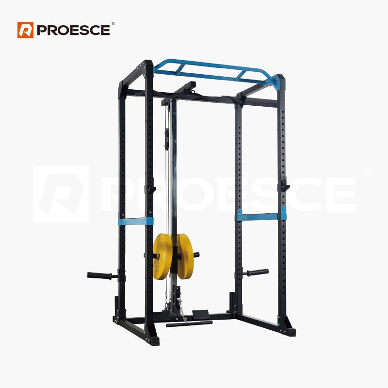 Power Squat Rack With Lat Pull System | All-in-One Home Gym Power Rack PROESCE LKC-846